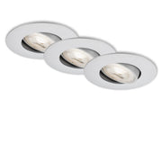Ultraflache LED-Sammlungslampe, Ø 9 cm, 5 W, Chrome-Matt