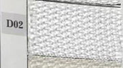 Weiße Polyesterschublade 3 Fächer CM31X21H10