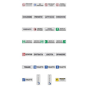 Männer mit behindertem Toilettensignieretikett