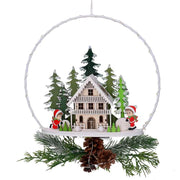 Ghirlanda führte Metall mit dem Weißen Haus CM25X7X47.5