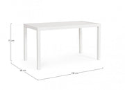 Hilde 130x68 White LD30 Tabelle
