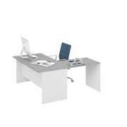 Reversible Corner Desk Schreibtisch Farbe H74X160x160 cm