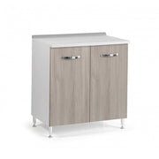 Küchenbasis 2 Türen in Holz -edelgestützt 80x50xh 85 cm
