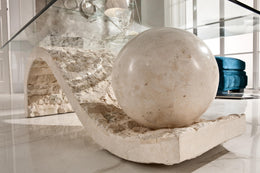 Transparent-Bege Tabelle 70 cm x 120 cm H. 37 cm