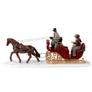 Lemax Scenic Sleigh Ride - Panoramic Sled Ride for Christmas Village