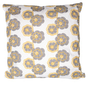 Stoffkissen grau Giaight Blume CM45X45H10