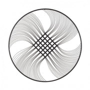 Schwarz Zaira Wanddekoration D90