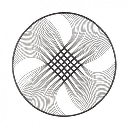 Schwarz Zaira Wanddekoration D90