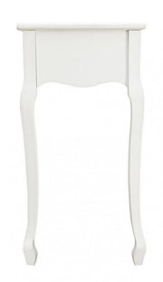 Konsole in MDF zwei Schubladen weißer Chlorinne 90x40x H78 cm