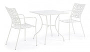 Kelsie White Steel Tabelle 70x70 cm