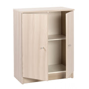 Niedrige Mehrzweckgarderobe zwei Türen Lichtleuchte 62x34x H80 cm