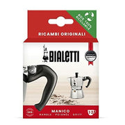 Bialetti -Ersatzteile umfasst 1 Griff mit Spinotto, kompatibel mit Moka Express und Elettrika (1/2 Tassen)