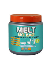 Biobeutel schmelzen - ökologische Lösung für Abgas und Fosse - Packung von 6 Beuteln von 50 g