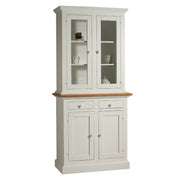 Showcase 2 Türen White Shabby Chic 95x47x200h lackiert