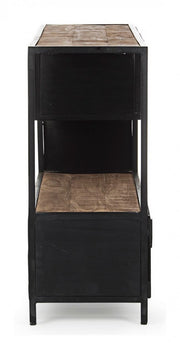 3 -Door -Konsole und 3 Regale Roderic Industrial Style