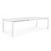 Konnor-Tabelle in Aluminium 200-300x110 cm White Hyperbiko