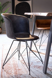 Syrienblauer Baumwollteppich 140 x 200 cm