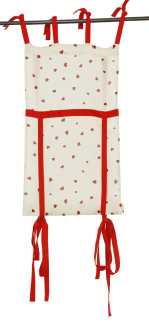 Fenstervorhang Rote Herzen RI-0555 cm. 45 x 160