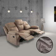 Chicago Sofa 3 Sitze liegeln silbergraues Ranger 10