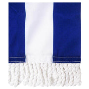 Suna für Balkon blau und weiße Streifen 140 x 300 Zentimeter