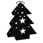 Schwarzer Baummetalllaterne CM20X6H25