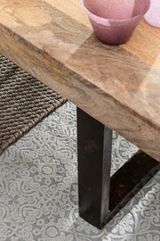 Grauer Teppich in Naturfaserfusion 200x300 Stil