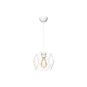 Koza -Suspensionslampe MDL4327 Effez White Cage