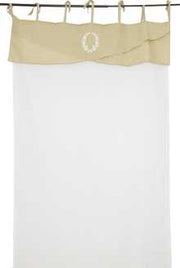 Weißer Vorhang mit Beige bap cu-2092 cm. 140 x 260