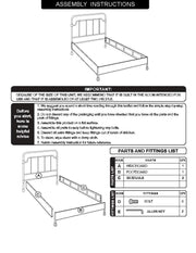 Einzelweißmetallbett 90 cm x H 200