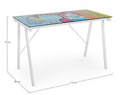 Junger Cartoon Desk Glass Top 113x58 cm