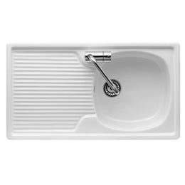 Keramik gebaut -in Waschbecken mit 1 Tablett 80 x 45