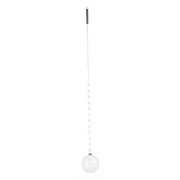 Weihnachtsball Amy transparent Ø15 cm