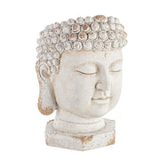Buddha Kopf Vase Magnesia D35 cm