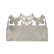 Metall Portatovaglii Butterfly Square Cream CM16.5x16.5H6