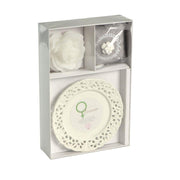 Kerze C/Pink Saucer Venere süße Tiq CM26X17H4.5 - 8 Stunden