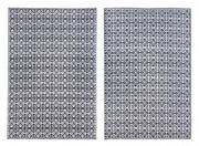 Tyrrhenia Black-Bianco Teppich 150x210 Cod. 0607635