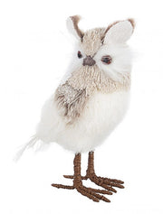 8x Owl Wintery Stand H17