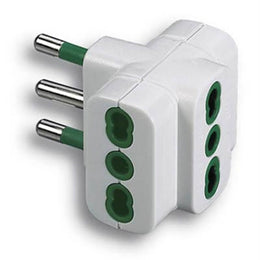 Triple -Adapter 16A 16A Bipasso Fme White 2p+T.