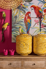 Eleonore Yellow Iron Lantern