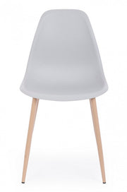 4x grauer Mandy -Stuhl