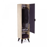 Schlanke Kamera -Eingangsgarderobe Porta -Boardkleider 45 x 45x x 182 H Effez