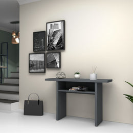 Faltbare Konsolentabelle Ikebana Cement 120x40x H76 cm