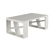 Honig rechteckiges Wohnzimmer, Bianco, L 105 x P 60 x H 40 cm