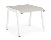 Schwarzweiß Aluminium Garteneinrichtung Kreuzfahrt 53 x 51 x 44 cm