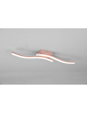 Deckenleuchte Decke Doppelgestaltung Bacchetta LED 4000k Route Rosa Trio Lighting Gold