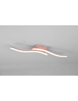 Deckenleuchte Decke Doppelgestaltung Bacchetta LED 4000k Route Rosa Trio Lighting Gold