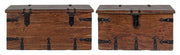 Set 2 Fusionsstil Braunes Holzfall