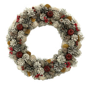 Handwerkskrone mit Äpfeln Ø45H8 cm