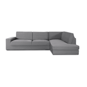 Coverdivano Jaz rechtwinkeler Grau 350-500