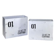 Weißer Bristol-Metallbristel 1-2cm34.5x15,5H28